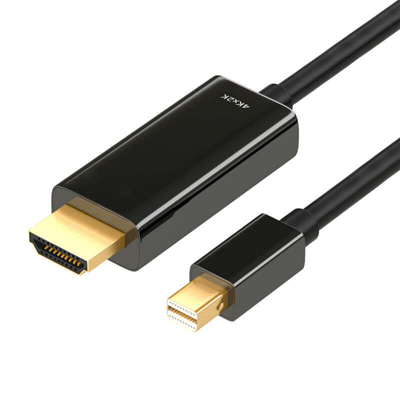 Plugable Adaptador Mini DisplayPort (Thunderbolt 2) a HDMI, sin controlador  (compatible con pantallas Mac, Windows, Linux y 4K de hasta