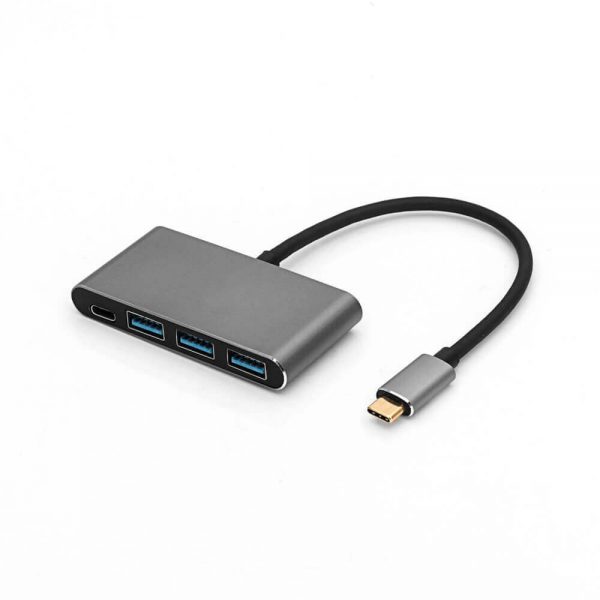 Hub USB C com fornecimento de energia