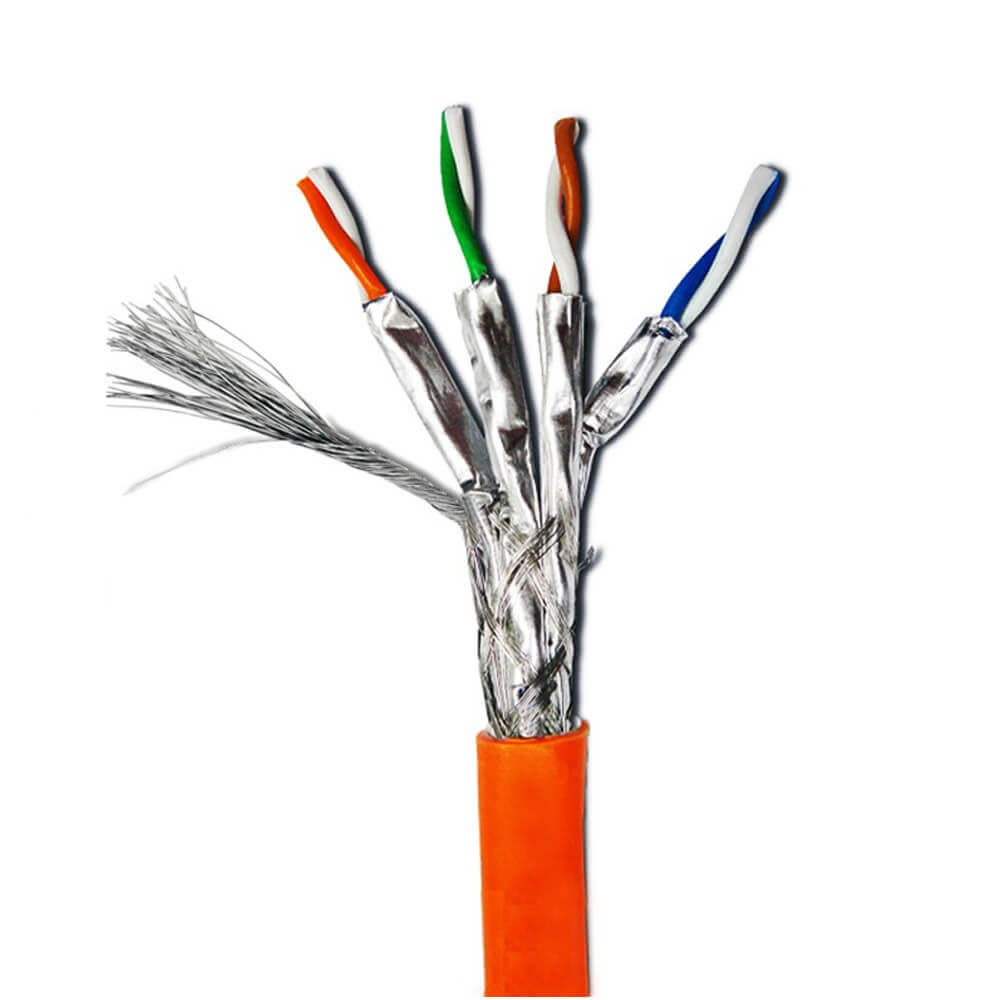 Elfcam® - Cat7 Câble Réseau Ethernet avec Connecteurs RJ45,Câble Flat, 4  Paires Torsadée Blindée, Haut Débit Jusqu'à 10 Gbps(REF:11709) – Elfcam -  Fiber Solution Specialist