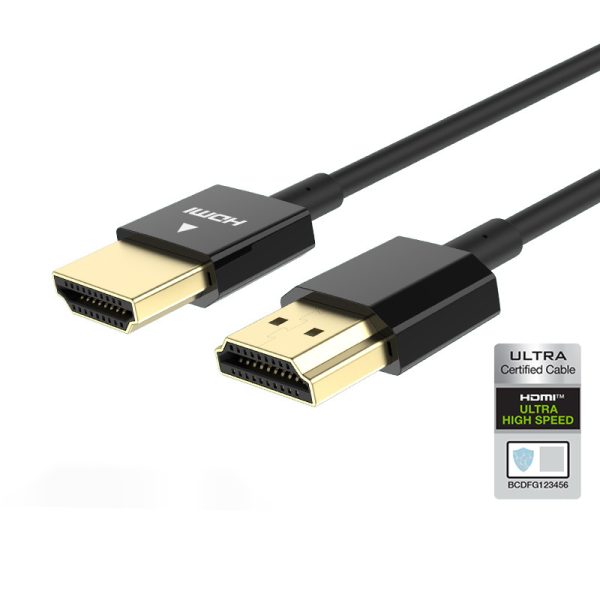 Thin and Flexible high speed 8K HDMI 2.1 Cable