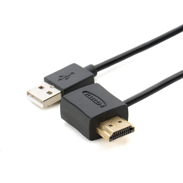 4K HDMI Male to Female Adapter Coupler With USB Cable