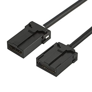 Câble HDMI E mâle vers HDMI A femelle à encliqueter