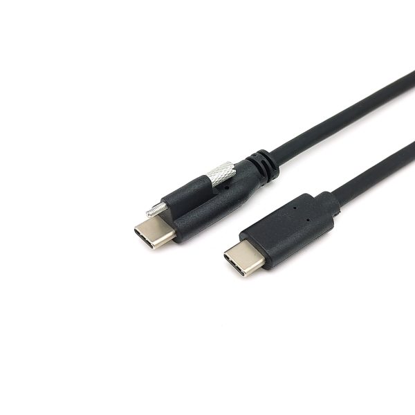 Câble USB 3.1 Type C USB-C mâle/mâle pour montage sur panneau