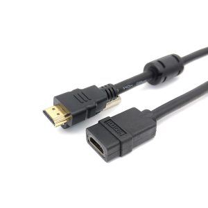 Cable HDMI 2.0 macho a hembra para montaje en panel