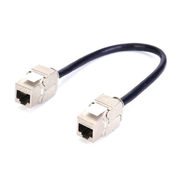 Montaje en panel Ethernet RJ45 Cable CAT6A CAT7 CAT8 SFTP Cable