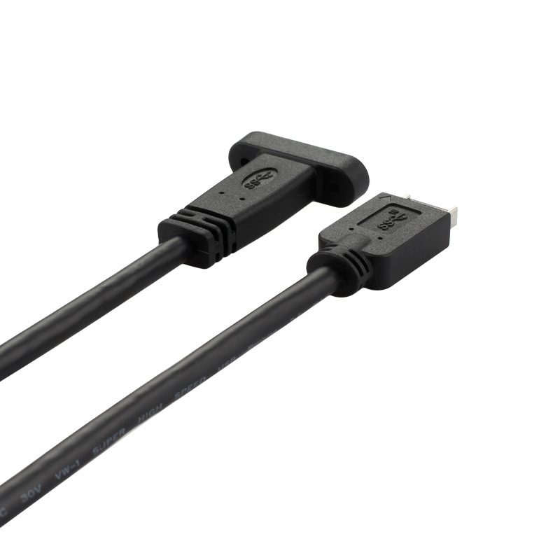 El mejor cable de extensión USB 3.1 para montaje en panel - Farsince