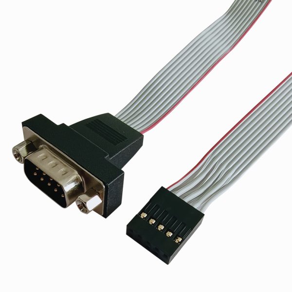 Câble série DB9 vers 10PIN IDC pour montage sur panneau