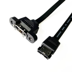 eSATA Panel Mount Cable Male to Female Extension Cable
