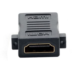 4K HDMI 2.0 Panel Mount Coupler Adapter with Screw Hole Female to Female
