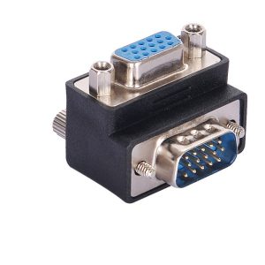 90°-Winkel-Panelmontage VGA-Stecker-Buchse-Koppler-Adapter