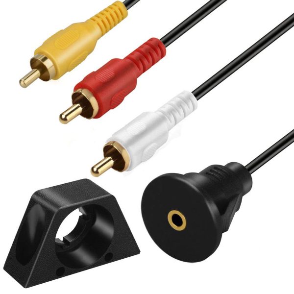 Câble d'extension 3 RCA pour panneau encastré