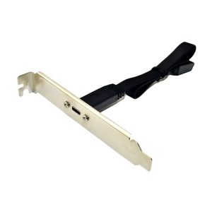 USB 3.1 Type E Male to USB C Slot Bracket Cable